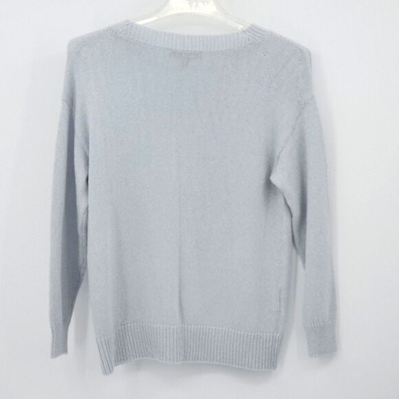 Ann Taylor Crewneck Sweater Womens Size XS Metallic Knit Fall Winter Glam Granny - Picture 3 of 8